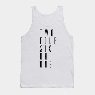 Two Four Six Oh One #2 Tank Top